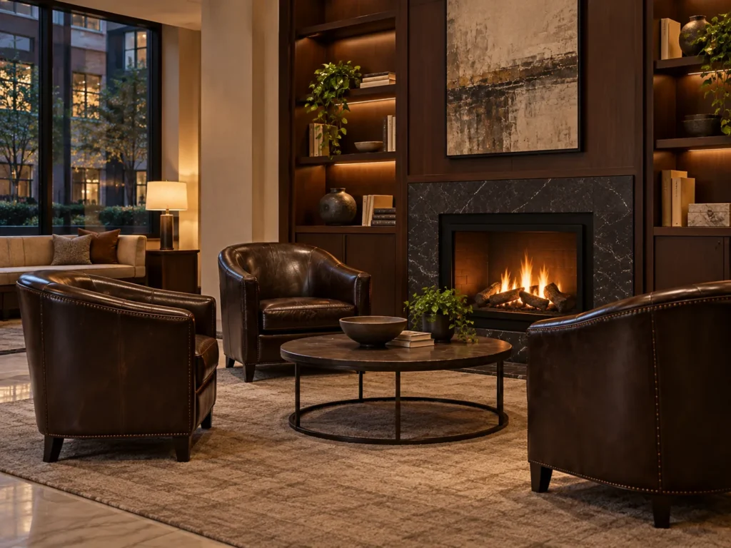 Clubhouse lounge