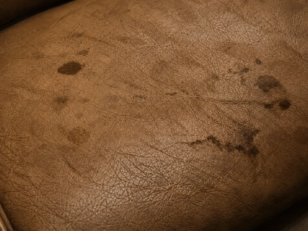 Stains on restaurant furniture