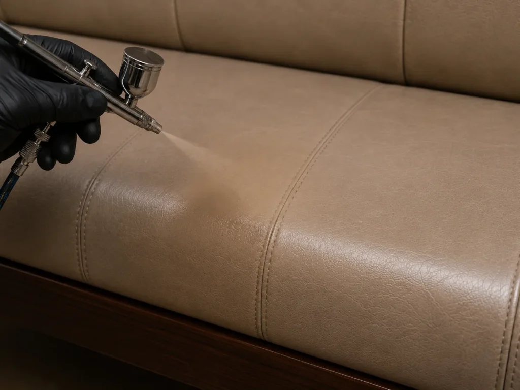 Prepare and prime in bar furniture restoration