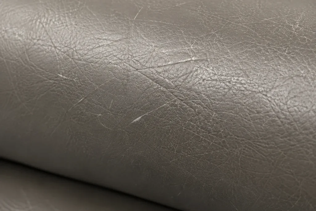 Dried out on restaurant leather