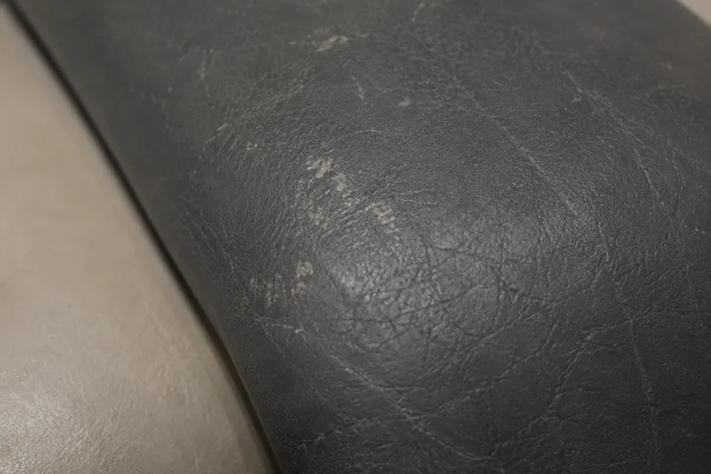 Scuffing on restaurant leather