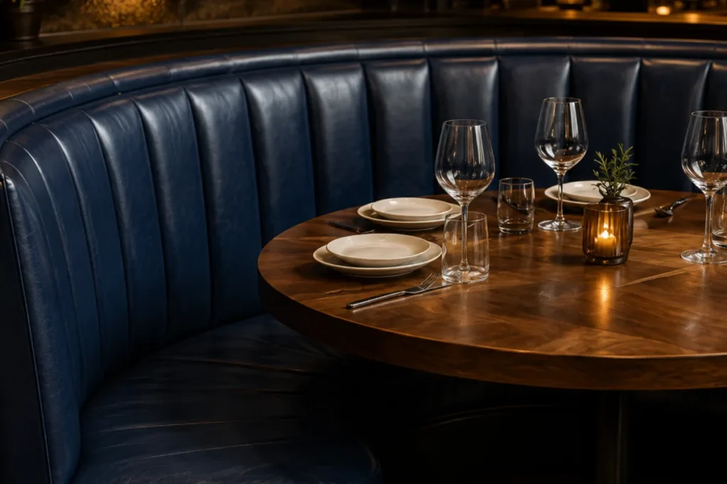 Round booths