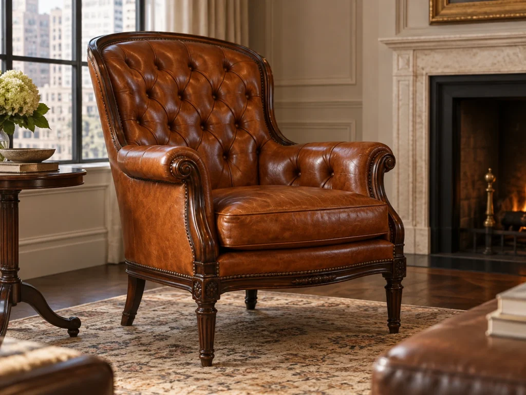 Leather after restoration: heirlooms