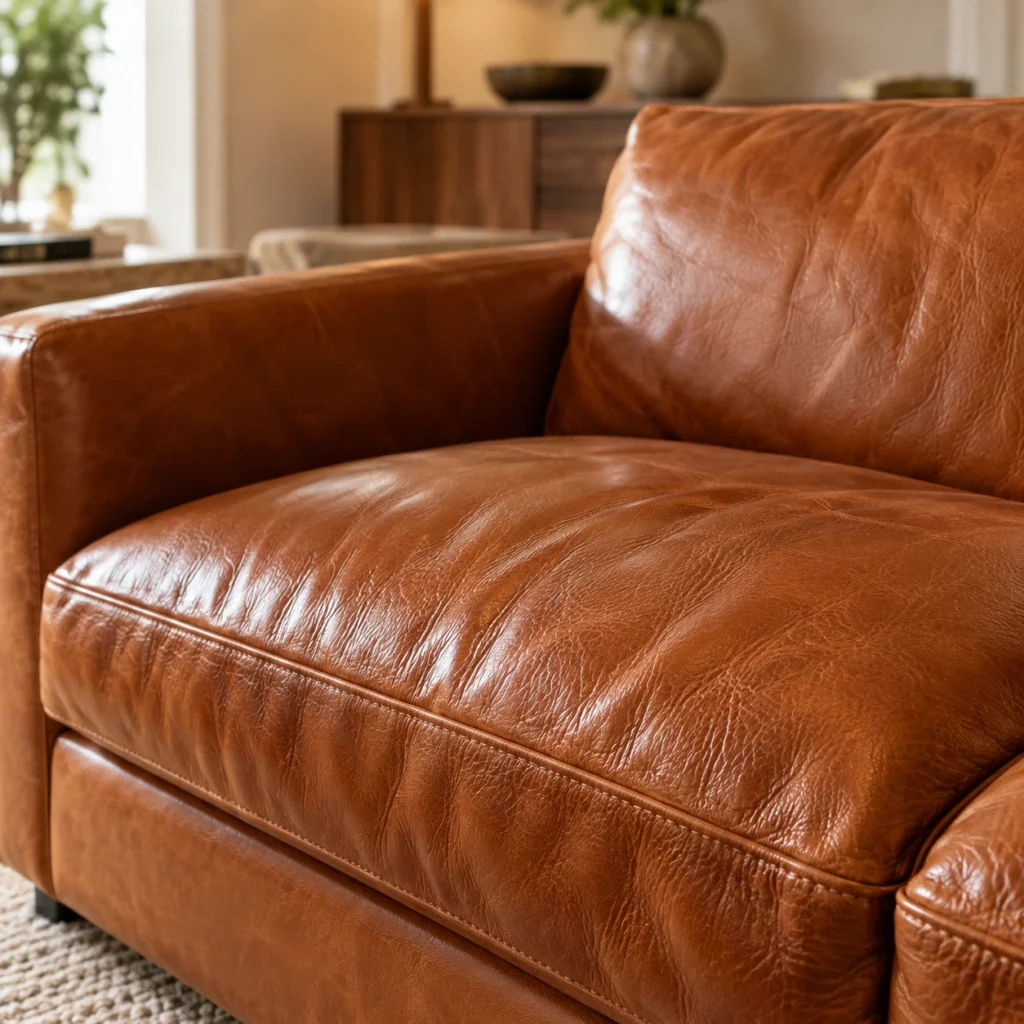 Leather after restoration: how it feels