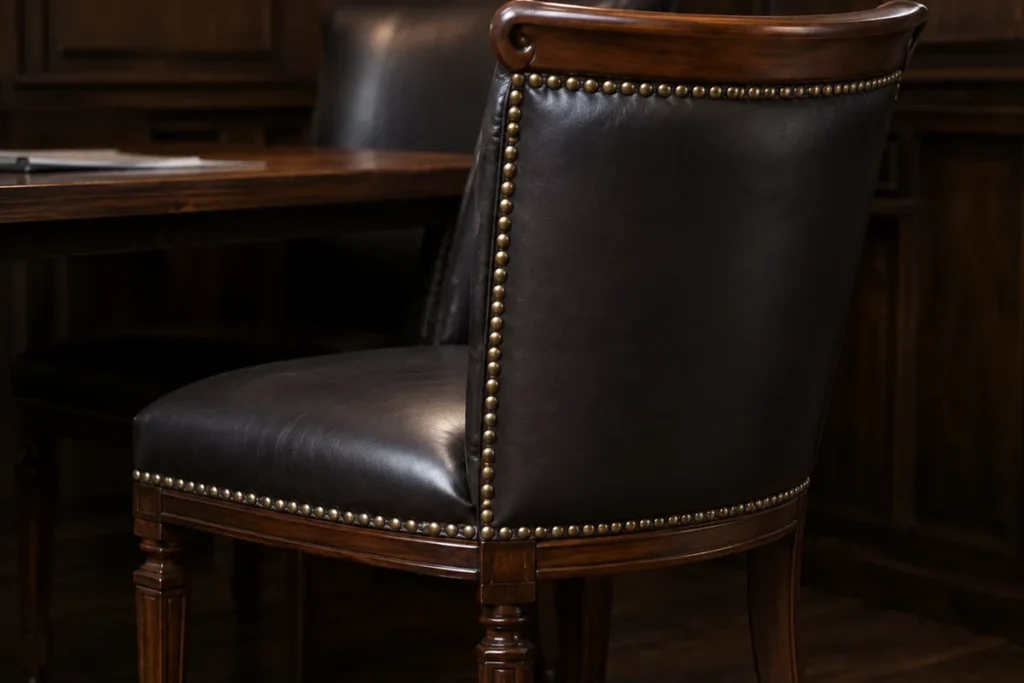 Leather dining chairs for reupholstery