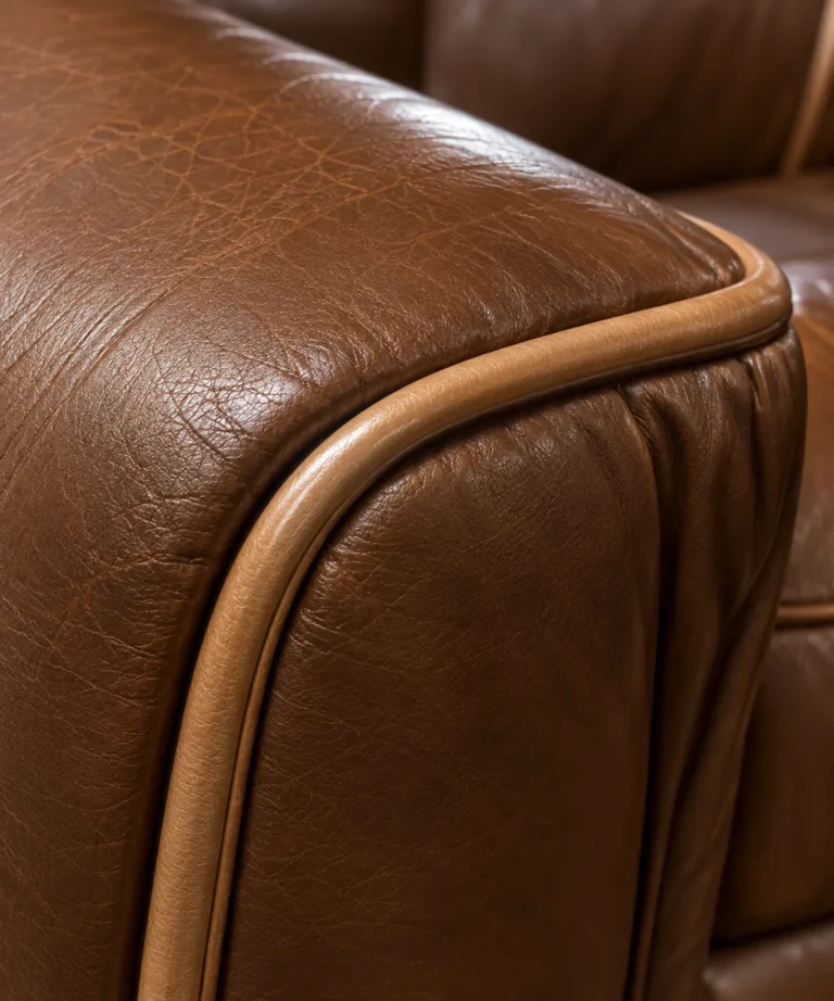 Upholstery detail: piping