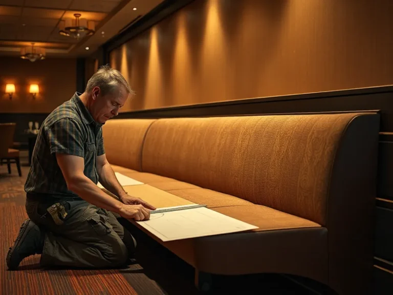 Reupholstery step: template