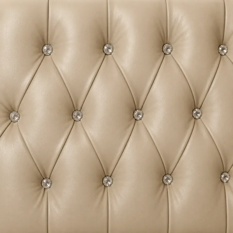 Button tufted upholstery style