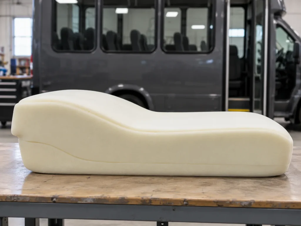 Crown of a vehicle seat cushion