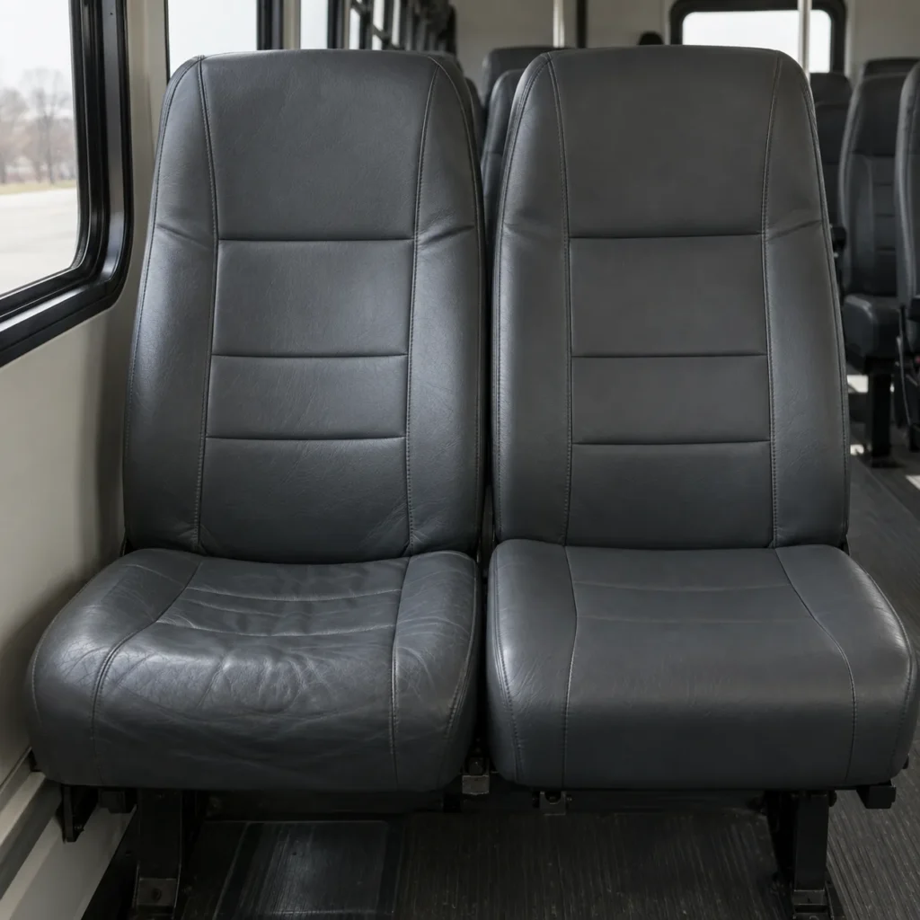 Lower than the next seat