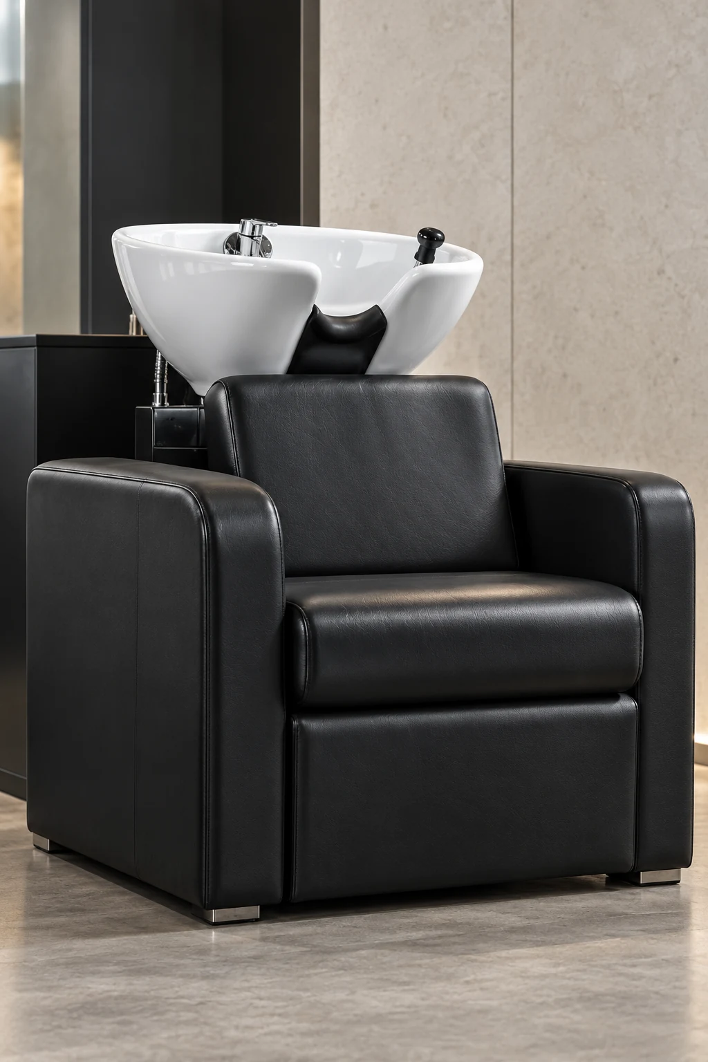 Shampoo units in a salon