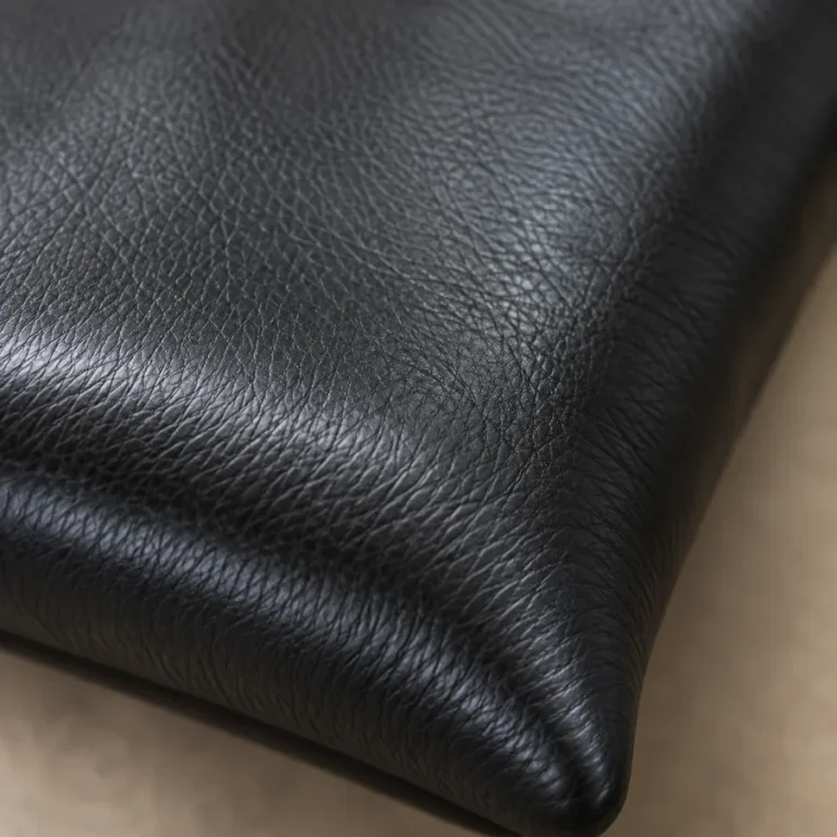 Smooth grain leather for a sofa