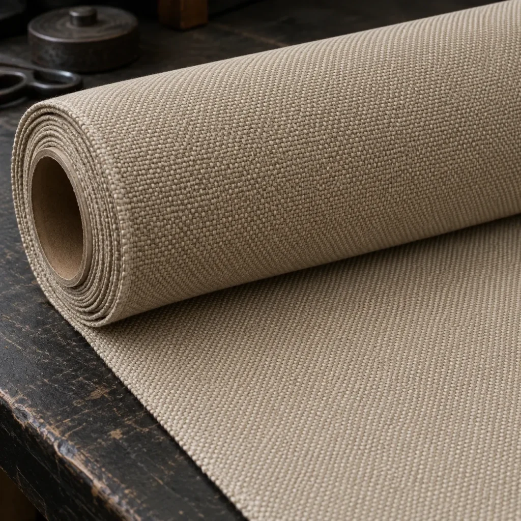 Acrylic canvas for marine upholstery