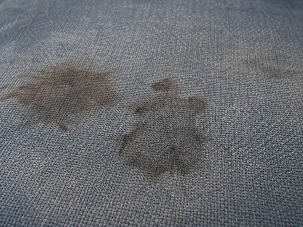 Spills on a reception chair