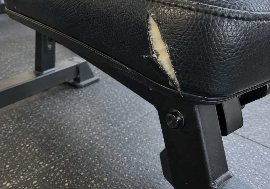 Split fitness benches
