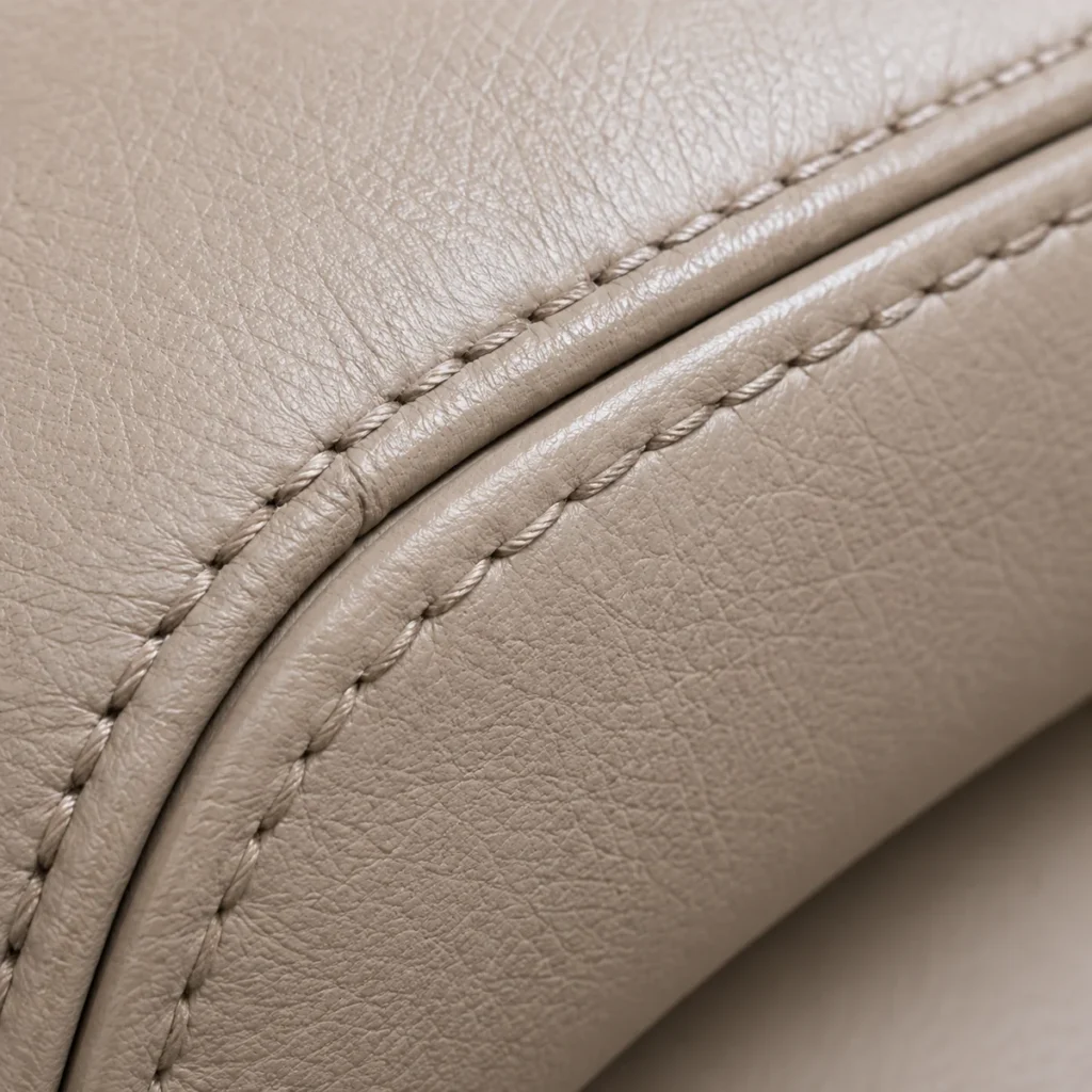 Seams resewn on dental office seating