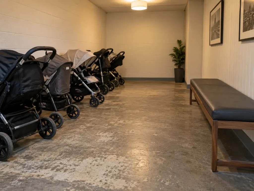 Stroller storage
