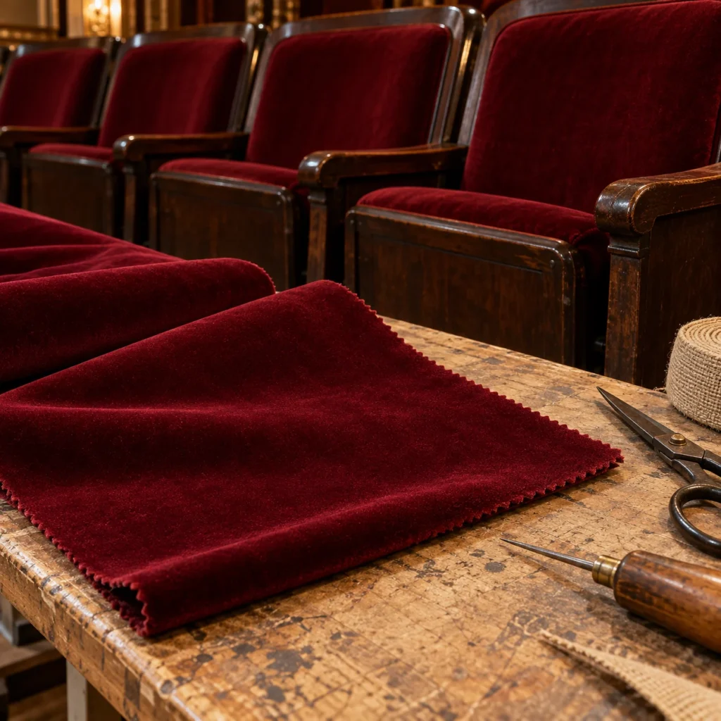 Playhouse velvet for playhouse seating