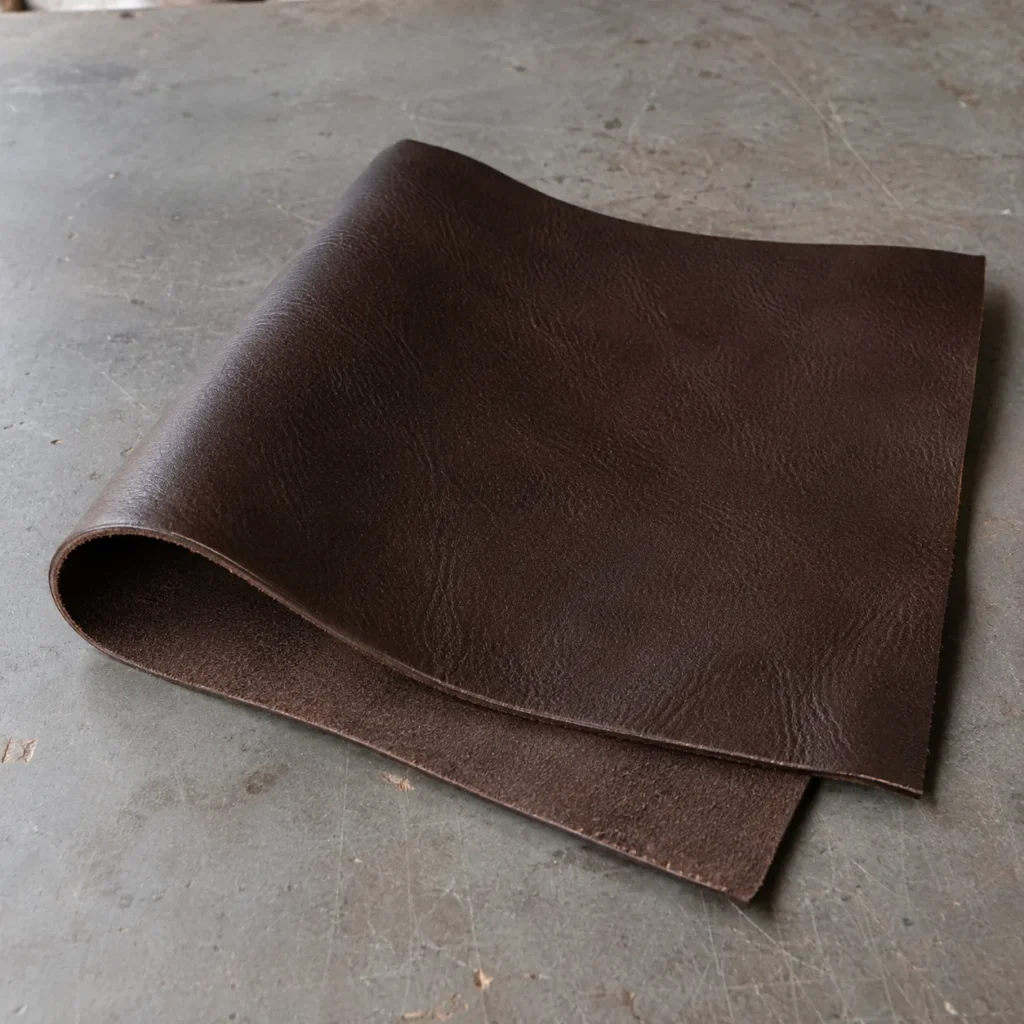 Top-grain for re-covering building seating