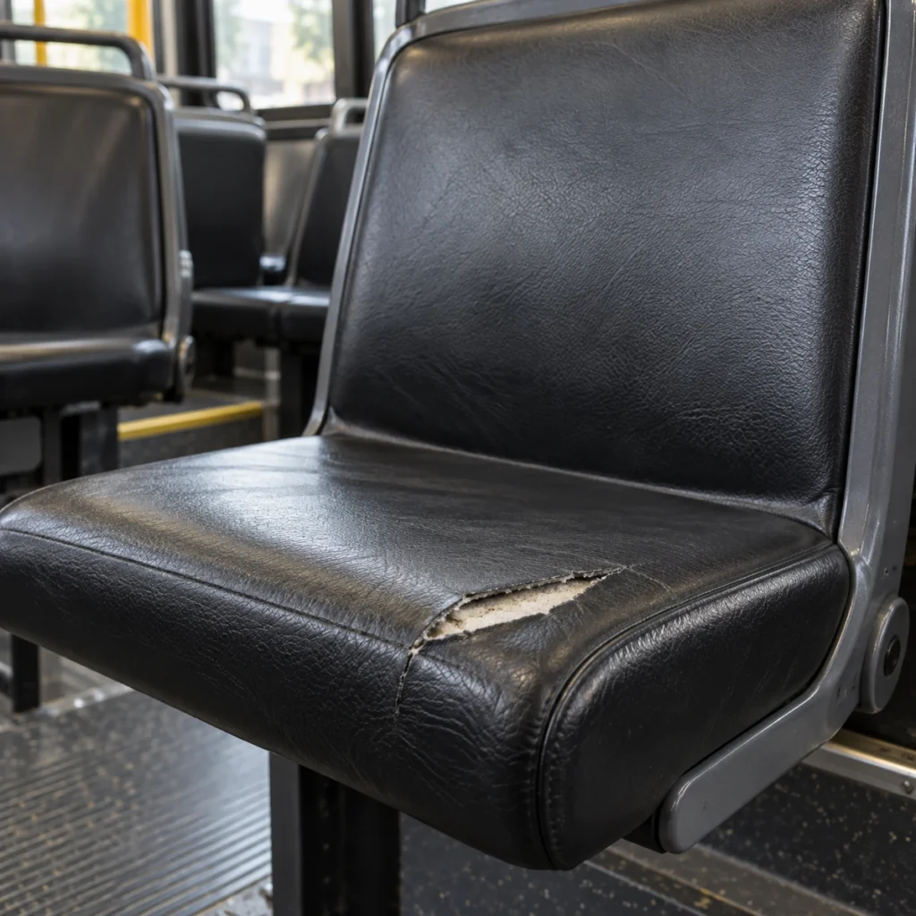 Bus seat repair