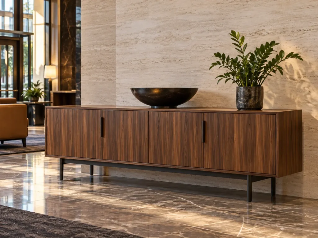 Wood consoles